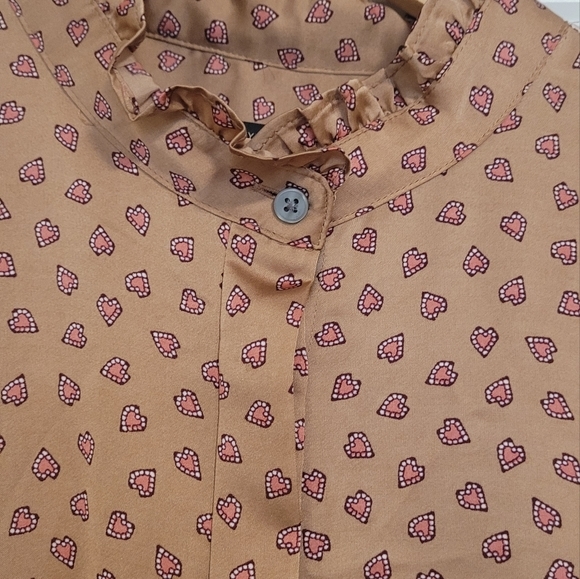 Ann Taylor Blouse‎ Size L warn one excellent condition. - Picture 3 of 5